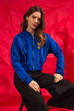 Sweatshirt Casandra Bleu Saphir