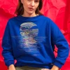 Sweatshirt Contracorriente Mar y Sol Bleu Saphir