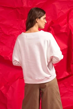 Sweatshirt Contracorriente Mar y Sol Ecru