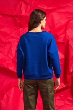 Sweatshirt Contracorriente Mar y Sol Bleu Saphir