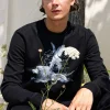 Sweatshirt Macarron Aro Noir