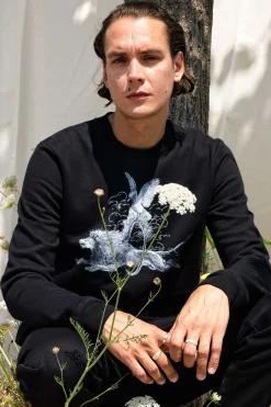 Sweatshirt Macarron Aro Noir