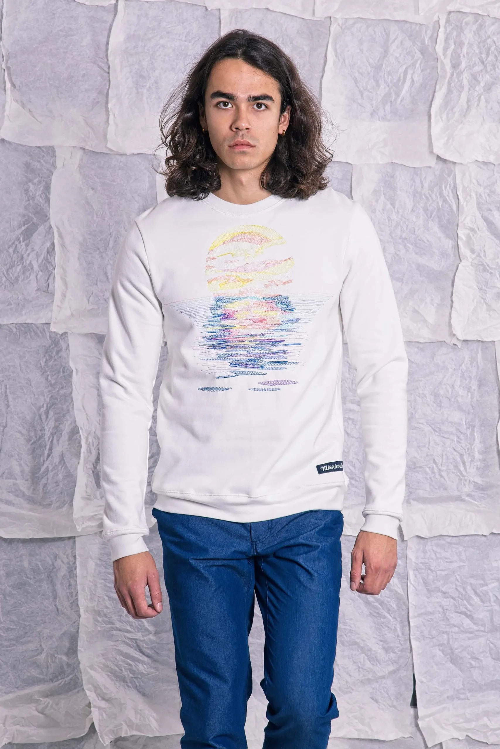 Sweatshirt Macarron Mar y Sol Ecru