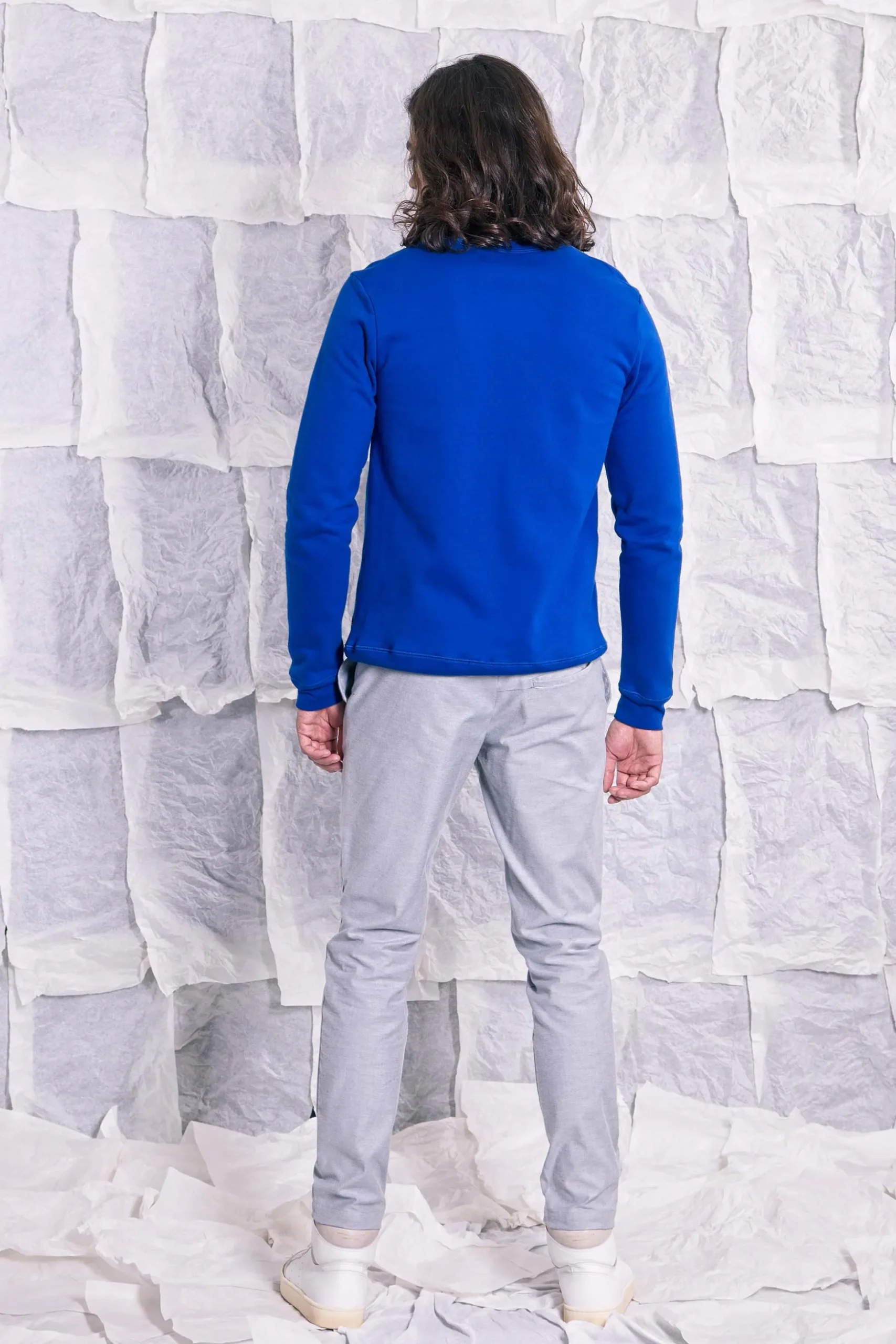 Sweatshirt Macarron Mar y Sol Bleu Saphir