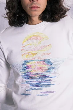 Sweatshirt Macarron Mar y Sol Ecru