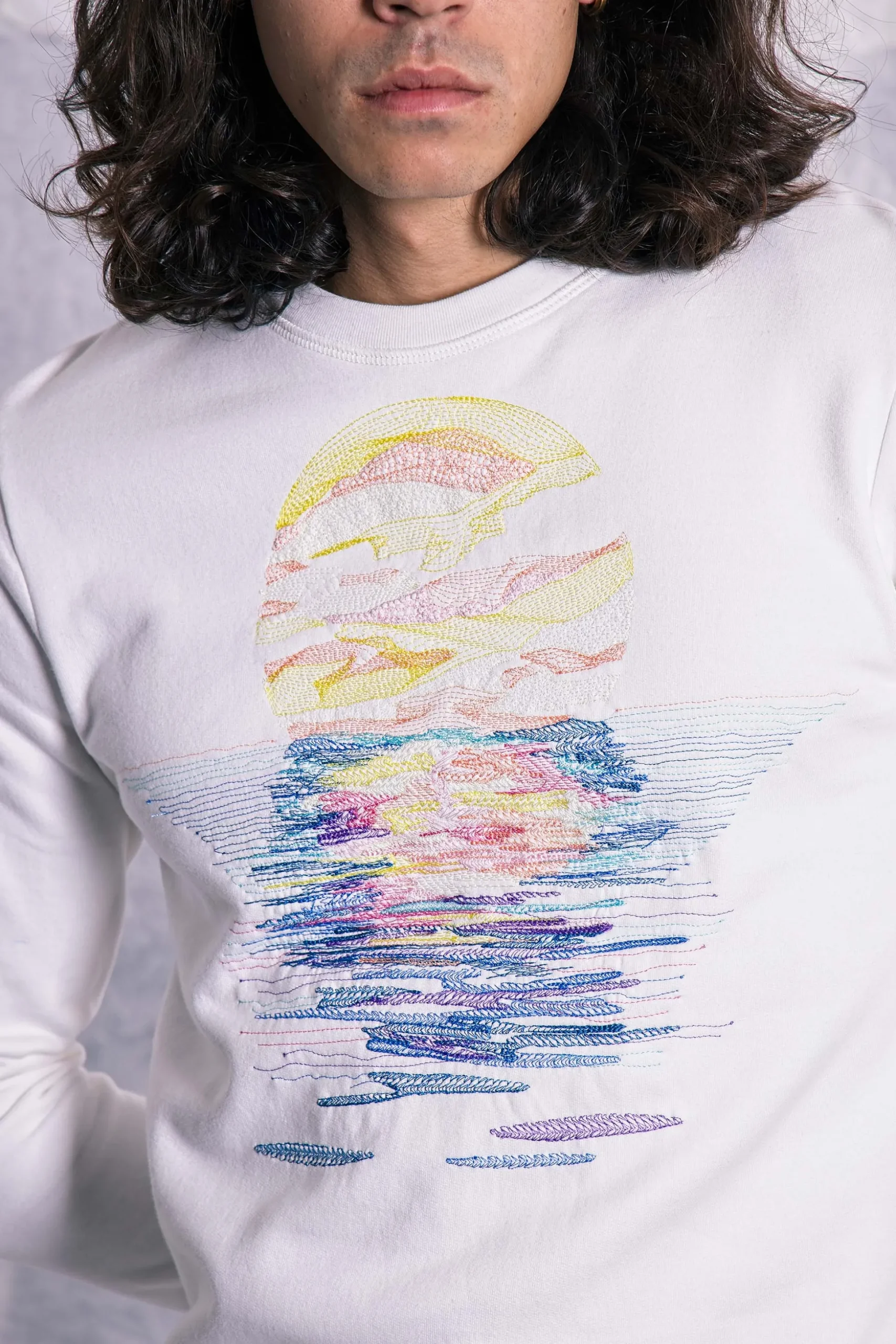 Sweatshirt Macarron Mar y Sol Ecru