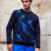 Sweatshirt Macarron Medusas Bleu Marine