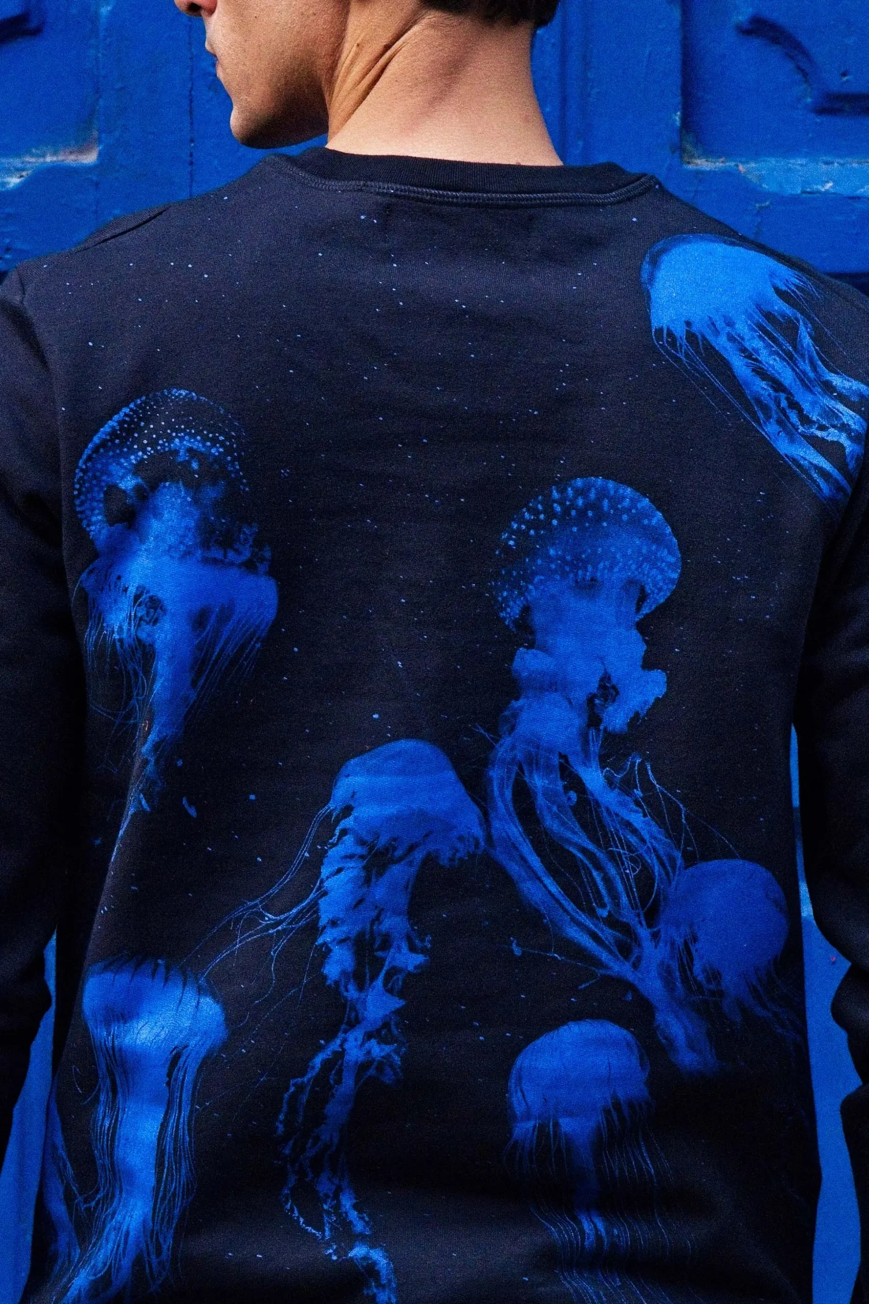 Sweatshirt Macarron Medusas Bleu Marine