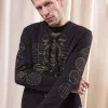 Sweatshirt Macarron Rotacion Noir