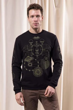 Sweatshirt Macarron Rotacion Noir