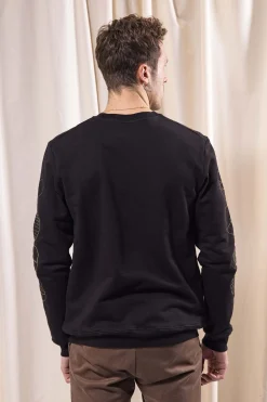 Sweatshirt Macarron Rotacion Noir