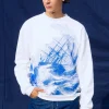 Sweatshirt Oversize Angelo Rescate Écru