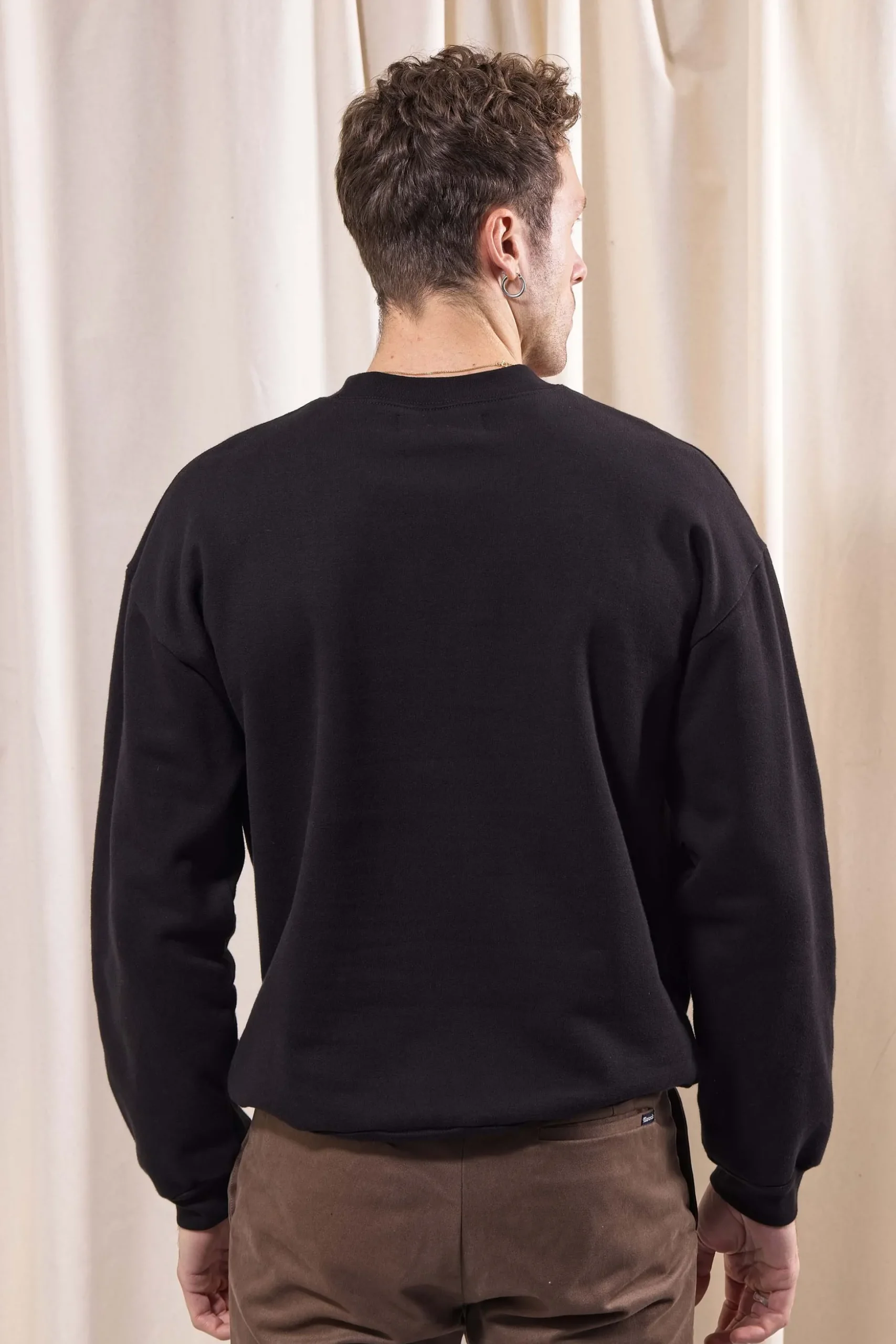Sweatshirt Oversize Angelo Puesta De Sol Noir