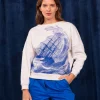 Sweatshirt Oversize Contracorriente Rescate Écru