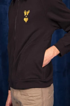Sweatshirt Zippé Ander Noir