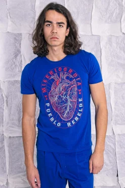 T-Shirt Homme Mario Corazon Bleu Saphir