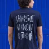 T-Shirt Homme Mario Gotico Bleu Marine
