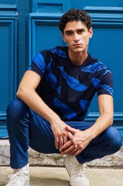 T-Shirt Mario Ballena Bleu marine