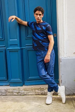 T-Shirt Mario Ballena Bleu marine