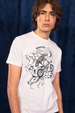 T-Shirt Mario Jaguar Blanc