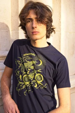 T-Shirt Mario Jaguar Bleu Marine