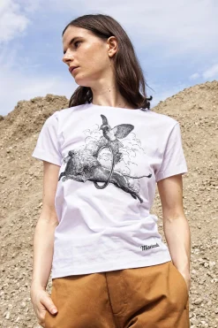 T-Shirt Medallon Aro Blanc