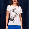T-Shirt Medallon Indomable Blanc