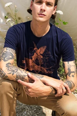 T-Shirt Querido Aro Bleu Marine