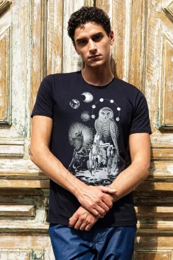 T-Shirt Querido Buho Bleu Marine