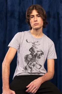 T-Shirt Querido El Mensajero Gris