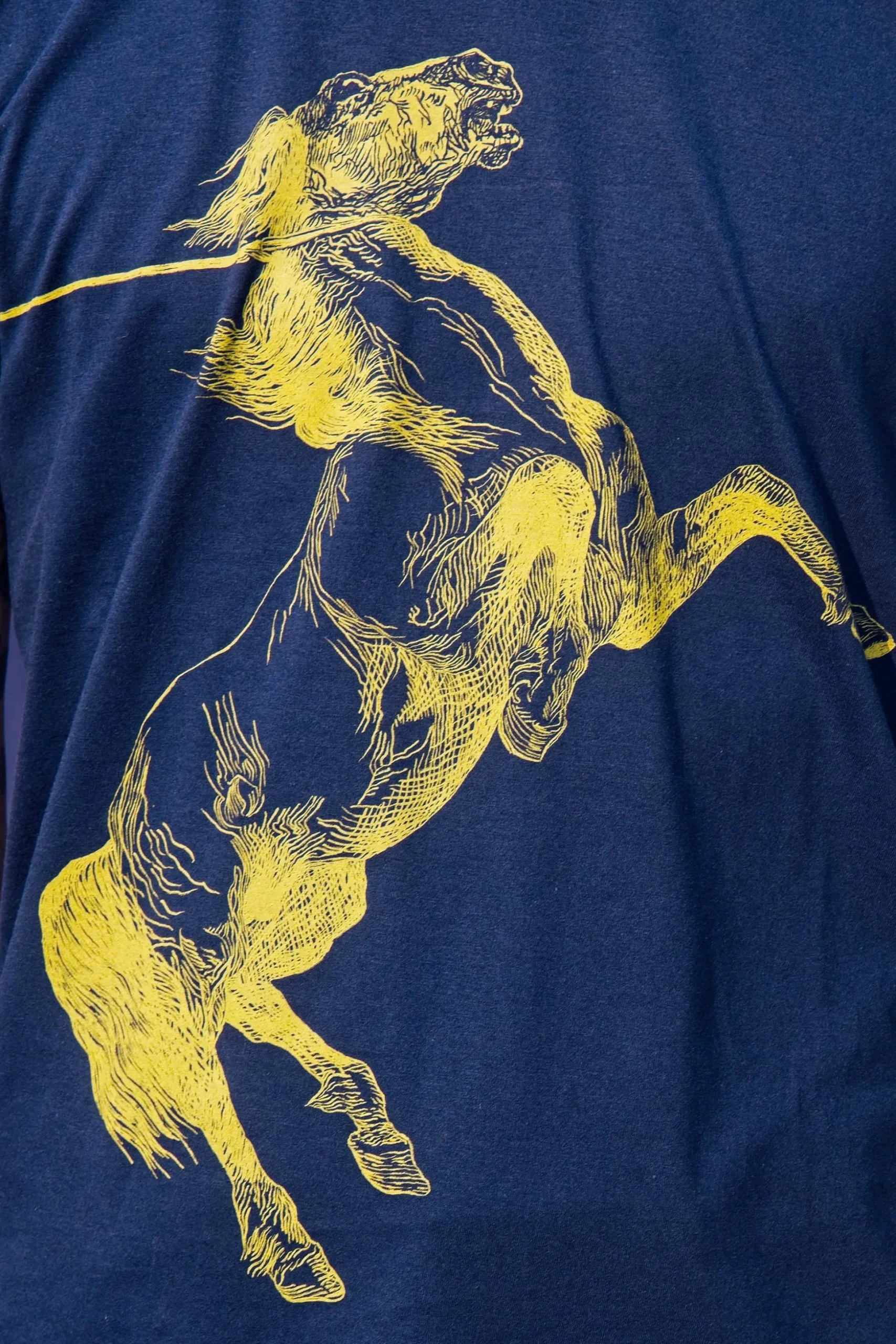 T-Shirt Querido Indomable Bleu Marine