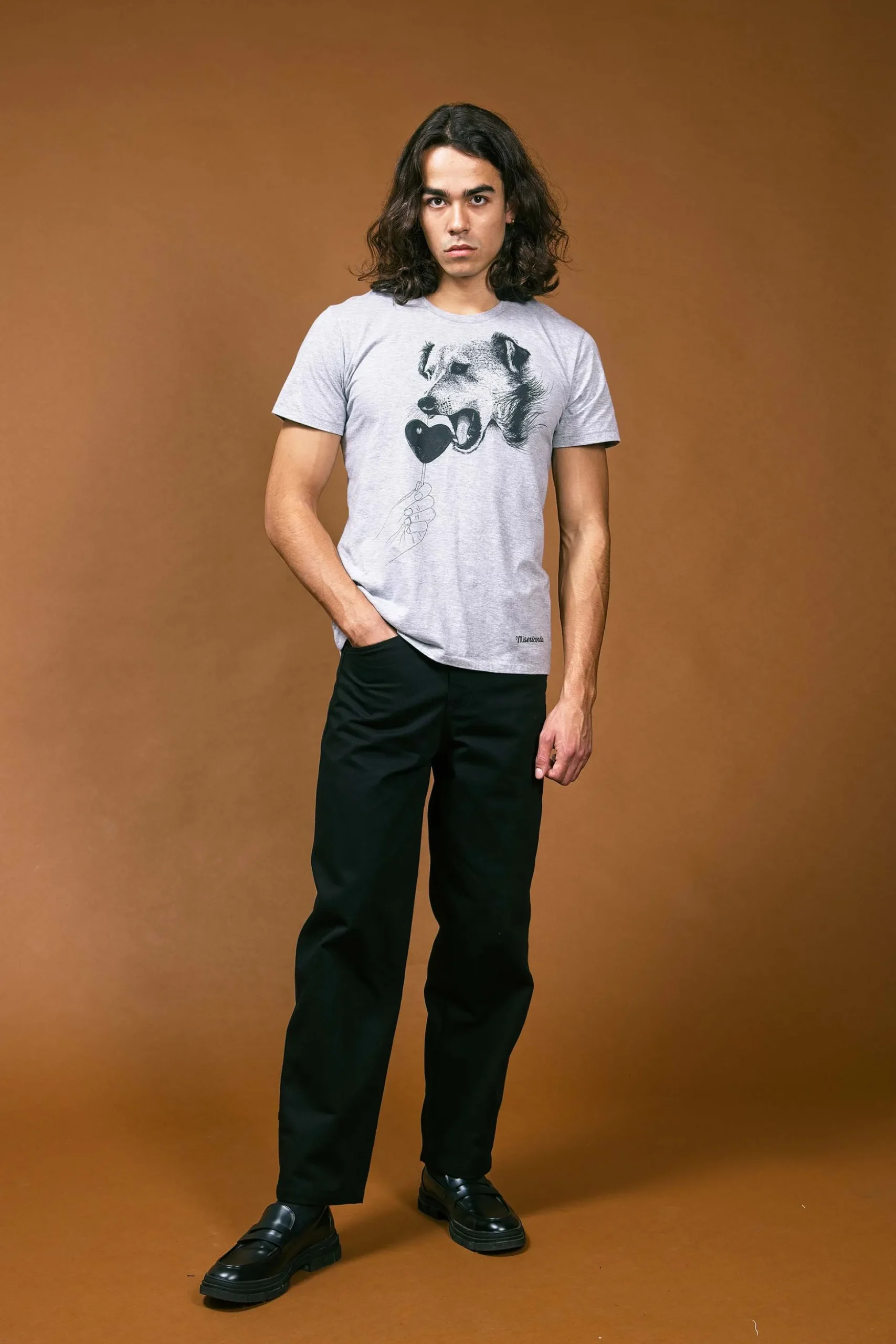 T-Shirt Querido Perro Gris