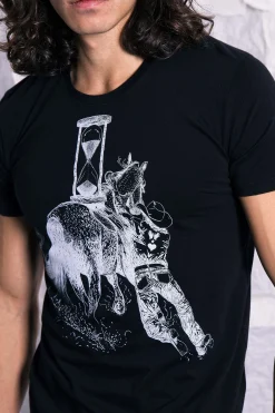 T-Shirt Querido Tiempo Perdido Noir
