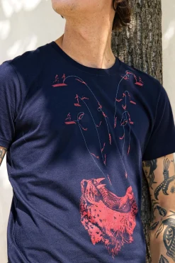 T-Shirt Querido Zambulida Bleu Marine