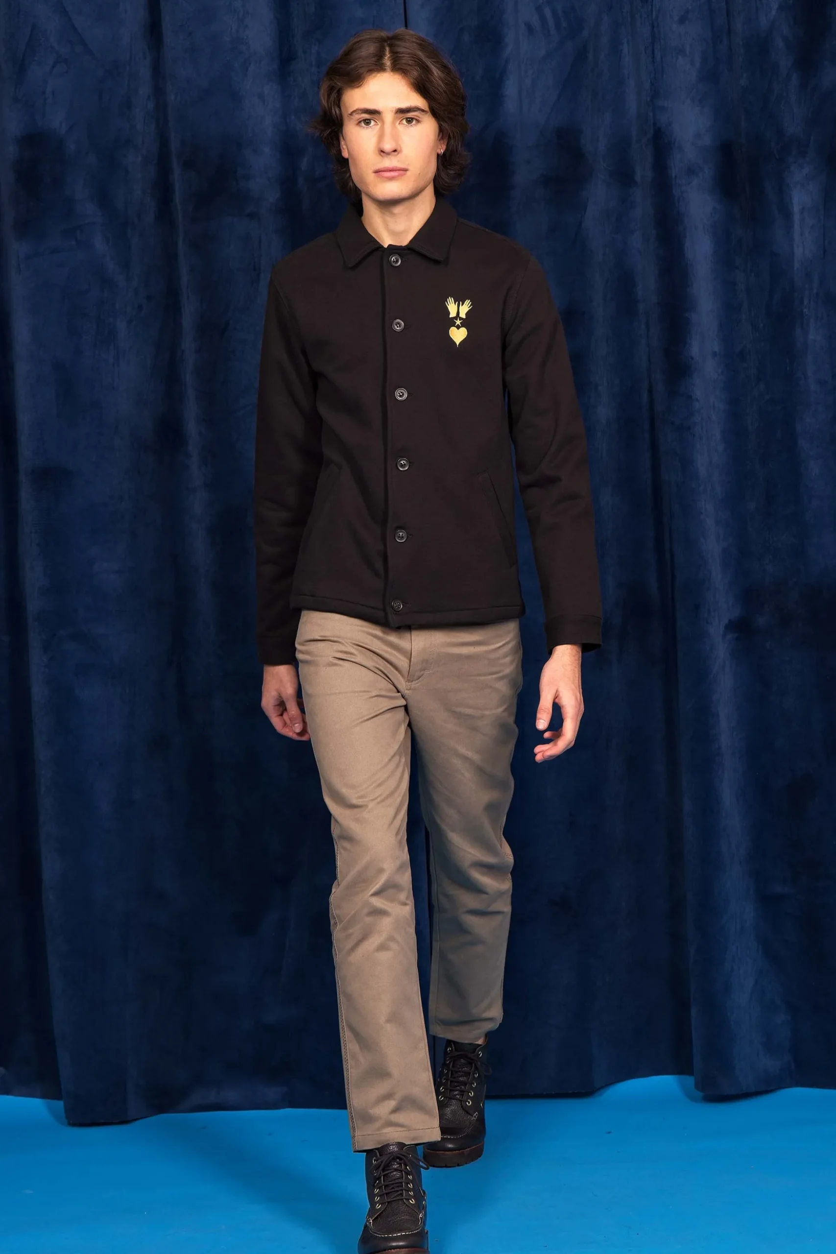 Veste Boutonnée Estévez Noir