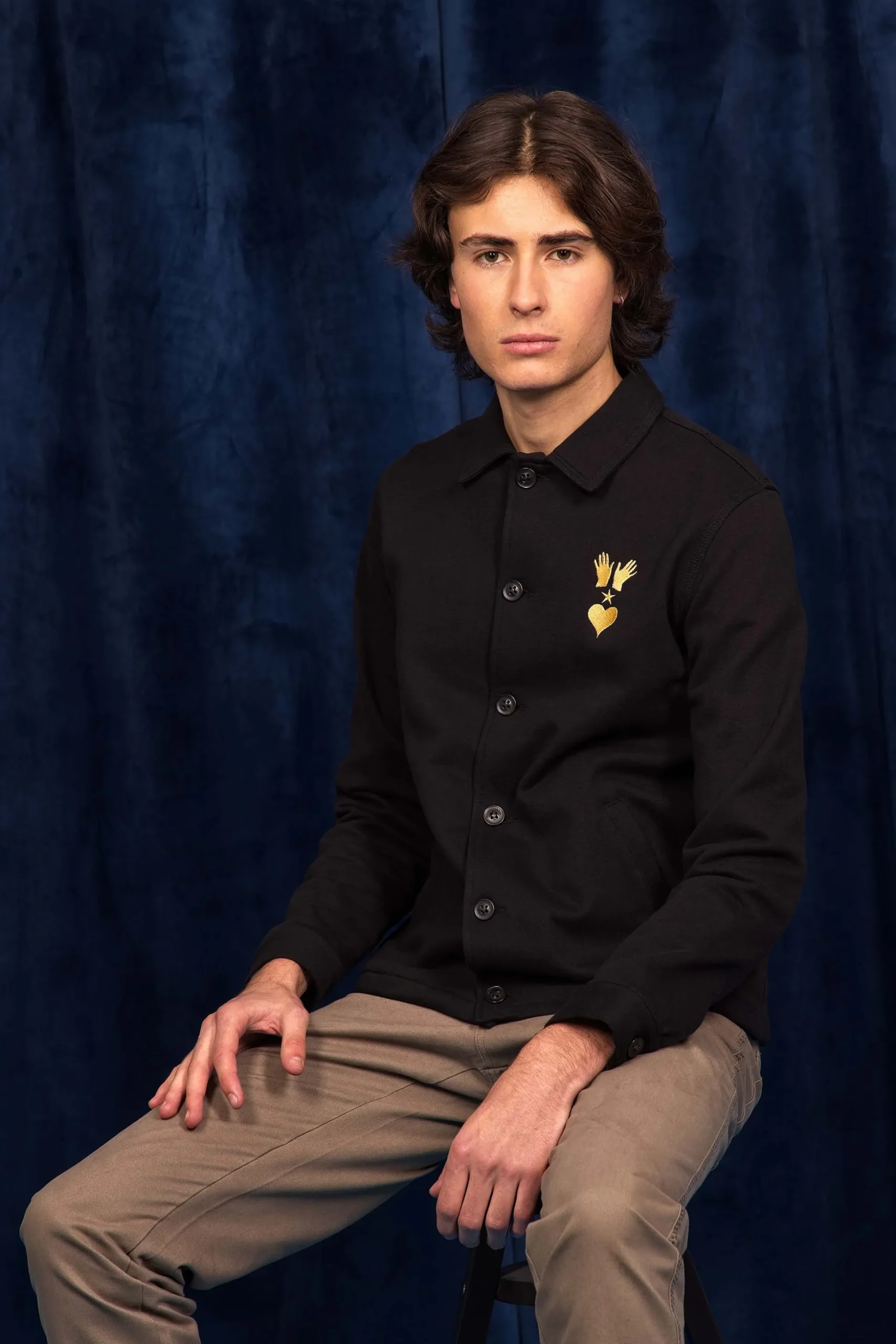 Veste Boutonnée Estévez Noir