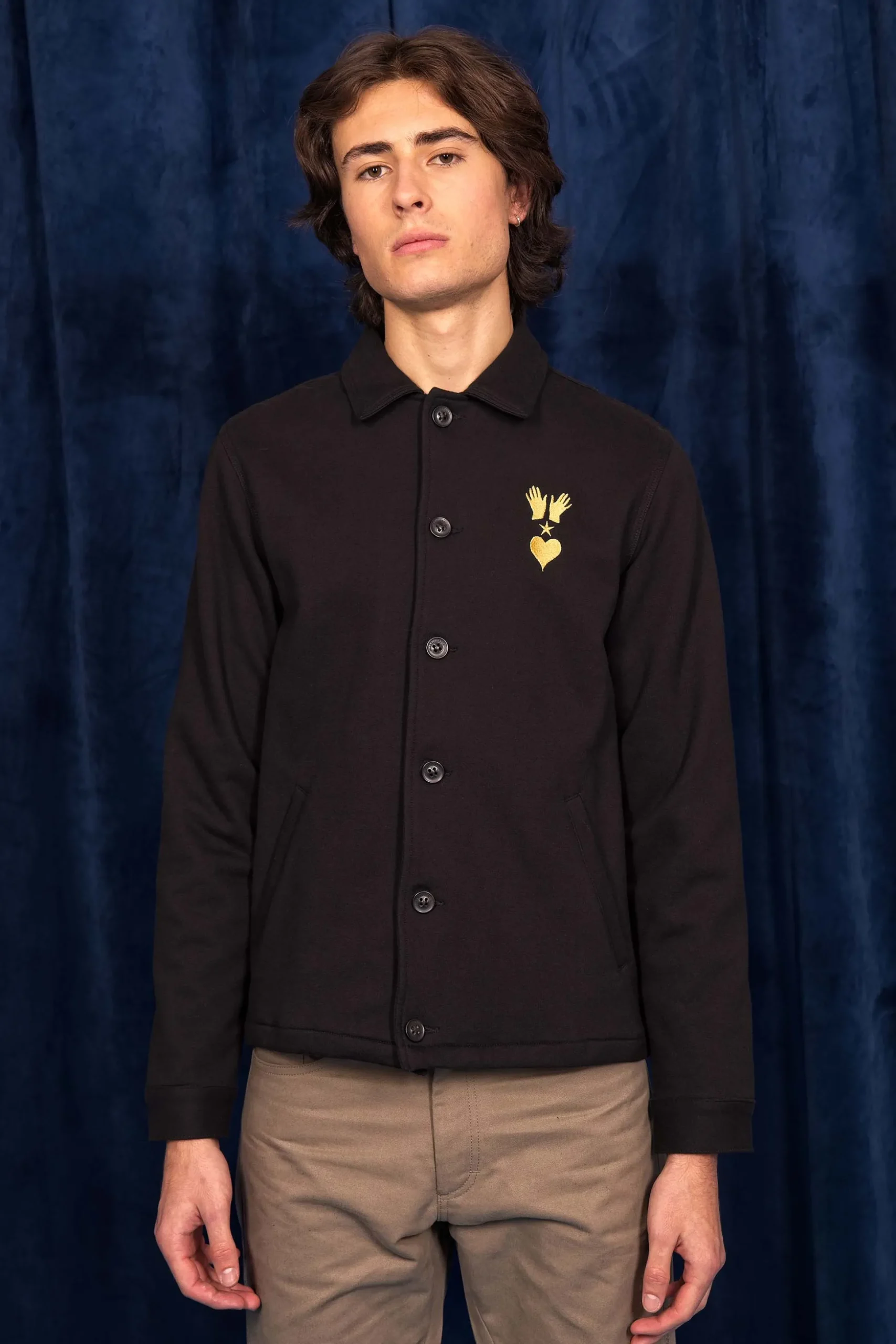 Veste Boutonnée Estévez Noir