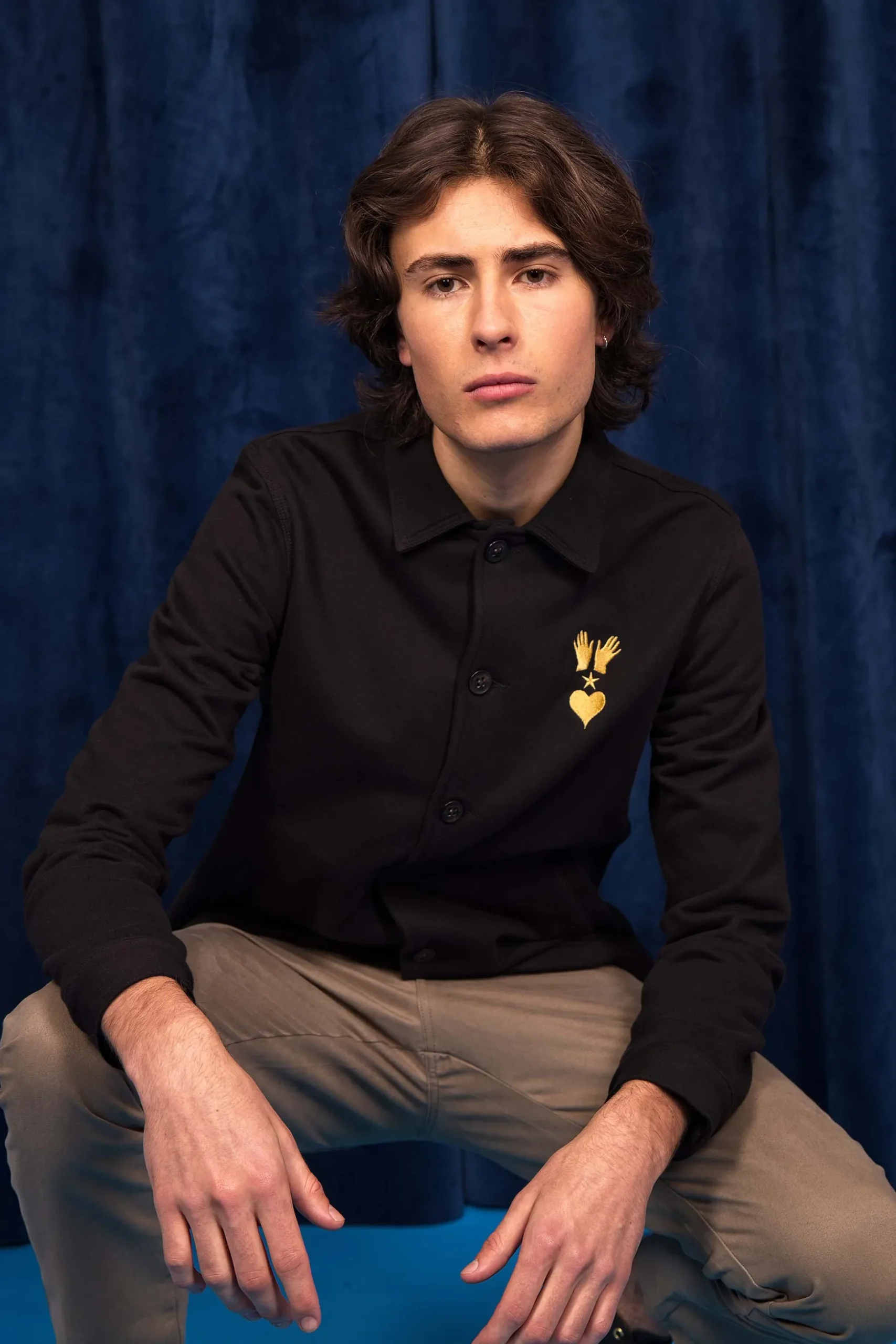 Veste Boutonnée Estévez Noir