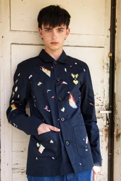 Veste Cristobal Difraccion Bleu Marine