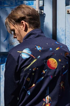 Veste de Sport Clasica Cohete Bleu marine