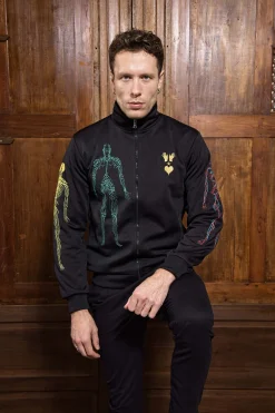 Veste de Sport Clasica Cuerpo Noir