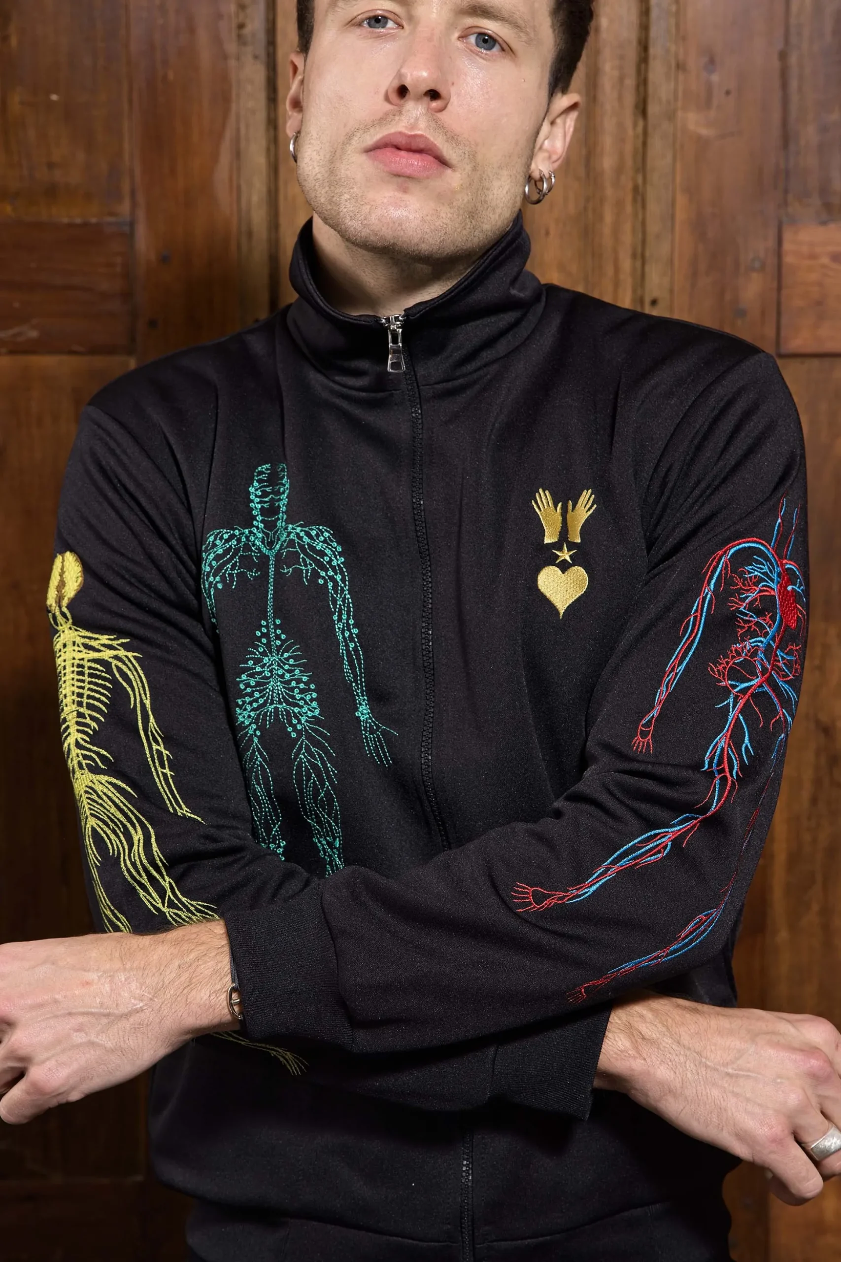 Veste de Sport Clasica Cuerpo Noir