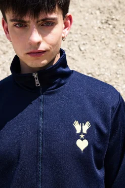 Veste de Sport Clasica Volcano Bleu Marine
