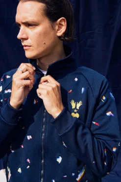 Veste de Sport Zapallal Difraccion Bleu Marine