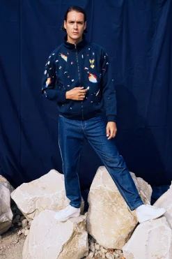 Veste de Sport Zapallal Difraccion Bleu Marine
