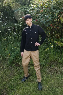Veste-chemise Attis Noir
